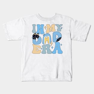 In My Dad Era Blue Dog Kids T-Shirt